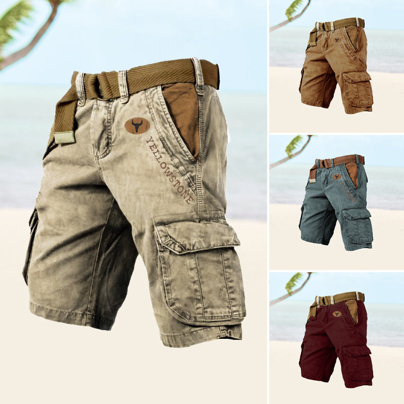 Benny. Cargo shorts voor heren met meerdere zakken