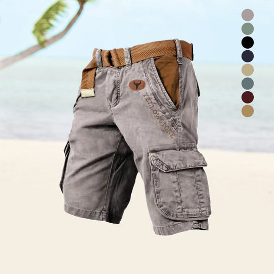 Benny. Cargo shorts voor heren met meerdere zakken