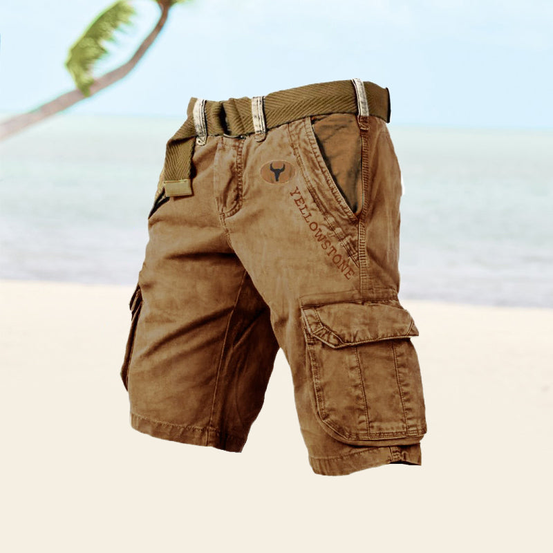 Benny. Cargo shorts voor heren met meerdere zakken