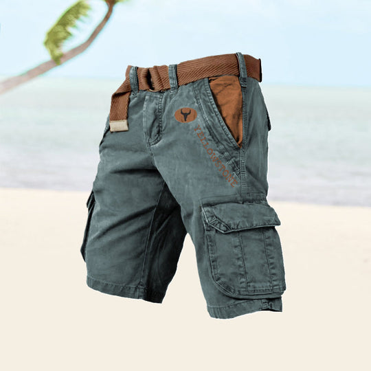 Benny. Cargo shorts voor heren met meerdere zakken