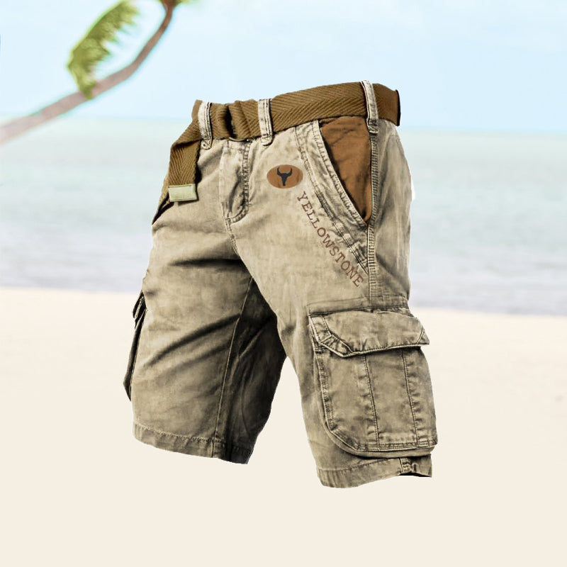 Benny. Cargo shorts voor heren met meerdere zakken