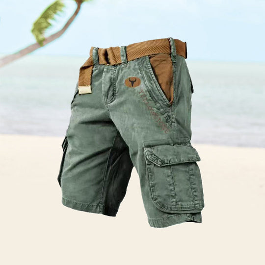 Benny. Cargo shorts voor heren met meerdere zakken