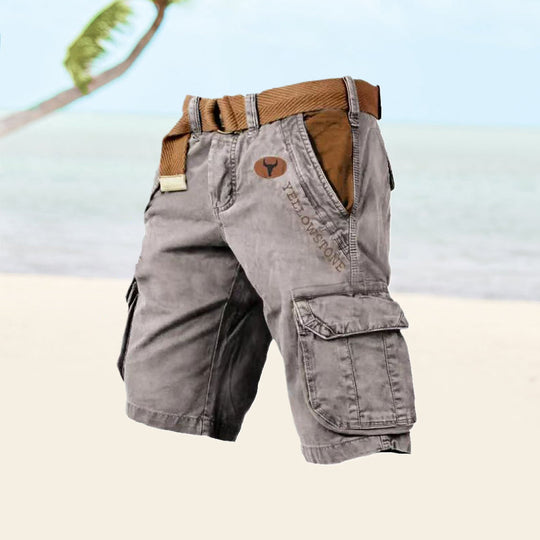 Benny. Cargo shorts voor heren met meerdere zakken